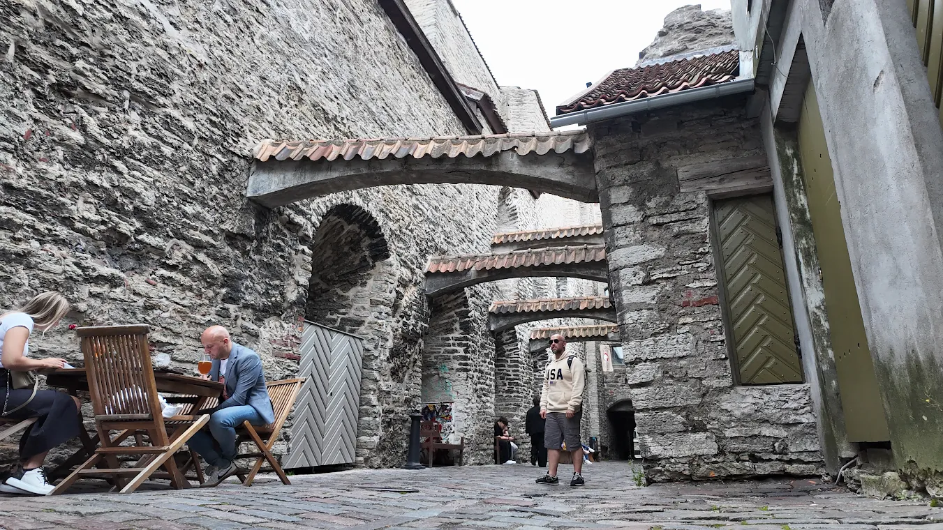 Calles del casco antiguo de Tallin